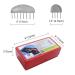 Red Suricata Curved Knit Blocking Combs Set - 25 Edge Blockers for Knitting & Crochet Projects with 100 T pins - Use with Blocking Mats - Patent Pending - Buy Online on SooperMarket.com