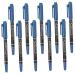 Baluue 10pcs Pen Pen Waterproof Brow Pencil Brow Pen Tool Pen Plastic Blue 13.9x1.8cm Blue