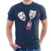 All+Every Pepsi Theatre Masks Men's T-Shirt M Navy Blue