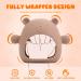 COZYPANDA Baby Teething Toys - BPA Free Bear Teether for Babies 0-6 Months - Teething Relief Pacifiers - Brown - Buy Online on SooperMarket.com