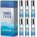 BlueQueen Natural Attar Cologne Roll On Perfume Fragrance For Women and Men | Alcohol Free Long Lasting | With Aquatic Citrus Floral Musky Scent - 8Ml - Pack of 6