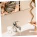 Warmhm 4 Cups Worktop Organizer - Versatile Bathroom Glass Holder & Ceramic Brush Stand - Portable Set of 4 (11x7.7x7.7cm) - Buy Online on SooperMarket.com