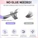 Reusable Self-Adhesive Mixed D Curl Cluster Eyelashes - 9-14mm D13 - No Glue Needed - Natural Extensions - Portable - 1 Count - Buy Online on SooperMarket.com