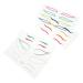 BELLIFFY 4sets Beauty Eyeliner Decal Stage Performance Sticker Reusable Eyeliner Sticker