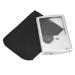 Card Type Magnifying Glasses Credit Card Sized Magnifying Lenses Ideal Pocket Magnifier for Reading Magnifying Glass with LED Light and Leather Case