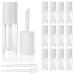 COSIDEA 14pcs Empty 6ml big brush lip gloss tubes for DIY lip gloss White lipgloss containers