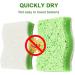 10 Natural Kitchen Sponges - Eco-Friendly Coconut & Cellulose Sponges for Sustainable Living - Buy Online on SooperMarket.com