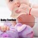 Beech Wooden Bird Teething Toys Set for Natural Pain Relief - 5 Pcs DIY Baby Teether Handiwork Accessory - Buy Online on SooperMarket.com