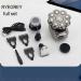 Shop Upgraded 9D Electric Head Shaver for Bald Men - 5 in 1 USB Rechargeable Razor with Rotary Blades Clippers Nose Trimmer & Facial Brush - Buy Online on SooperMarket.com