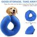 QIYADIN Soft Dog Recovery Collar | Adjustable Inflatable Pet Cone for Cats & Dogs | Prevent Biting & Scratching - Medium - Buy Online on SooperMarket.com