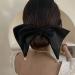 BUAJIUBUA Big Bow Hair Clip for Women Girls Pearl Dangling Prom Hair Clip Hair Pieces