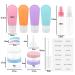 Etopgo Silicone Travel Bottles Set - 16 TSA Approved Multicolor Fillable Containers for Shampoo Lotion & More | Travel Size Essentials - Buy Online on SooperMarket.com