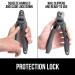 Professional Pet Nail Clippers and File - Stainless Steel - Safety Guard - Comfort Handle - Dog and Cat Trimmer - Large Gray - Buy Online on SooperMarket.com