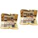 Beavorty 2pcs Colorful Mirror With Shadow Brush & Eyeshadow Colors # Flash Makeup Eye Glitter - Buy Online on SooperMarket.com