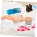 MUSISALY Nail Art Brush Cup Acrylic Nail Dappen Dish Nail Art Dish Nail Dish Bowl Glass Nail Art Cup Manicure Nail Dish Glass Nail Dish Manicure Nail Cup Nail Dish Cup Glass Nail Cups - Buy Online on SooperMarket.com