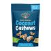 Platinum Kettle Cooked Coconut Cashews - Plant Based Protein Fiber Healthy Snack - Wholesome Nutritional Boost - Can Bring at Home Work Office Gym & School - 13 oz Individual & Resealable Pouch