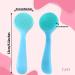 Wllhyf 2-Pack Manual Face Cleaning Brush - Soft Silicone Peeling Pads for Skin Care (Blue) - Gentle Cleanse & Remove Imprints - Buy Online on SooperMarket.com