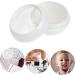 PLAFOPE Box Powder Box Empty Powder Make up Powder Puff Fluffy Puff Case Powder Compact Jar Plastic Pp White - Buy Online on SooperMarket.com