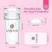 Saviland Nail Stamp Set 03 - Sheerness Jelly French Tip & Pink Gel Polish | Nail Accessories & Stamper for Stunning French Nail Designs - Buy Online on SooperMarket.com