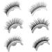 Reusable Self-Adhesive False Eyelashes 3D Makeup Lashes Eyelashes Easy To Put On Handmade False Eyelashes for Women and Girls Eye Makeup Tool 1Pair Style3 - Buy Online on SooperMarket.com