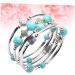 PACKOVE 1pc Jewelry Handmade Bracelet Natural Material Bracelet Womens Bangles Bracelets Decorative Bangle Tiger Eye Stone Charm Bracelets Turquoise Bracelet Miss Volcanic Rock - Buy Online on SooperMarket.com