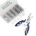 GREATFISHING 200PCS High Strength Heavy Stainless Steel Split Ring Lure Connector with Fishing Pliers 30lb to 120lb Test 200pc 5-9mm Ring with plier