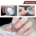 Shop Luvadeyo 3-Piece Nail Art Stamper Set - Double-End Silicone Jelly Nail Stamping Tools for DIY Manicure - Transparent & Blue - Buy Online on SooperMarket.com