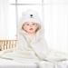 Funmo 3pcs Hooded Baby Towels | Soft Super Absorbent Bath Towels with Cute Patterns | Ideal for Newborns to 5 Years 80x80 cm - Buy Online on SooperMarket.com