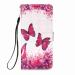 Compatible with Samsung Galaxy A14 Shell Mobile Phone Shine Glitzer Glossy 3d Pattern PU Leather Pocket Card Fox Cap Case Wallet Case Cover For Samsung Galaxy A14 Red Butterfly Samsung Galaxy A14 4g/5g Red Butterfly