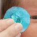 Body Powder Puff - Ultra Soft Round Face Body Powder Puff with Ribbon Bow - Body Powder Applicator for Baby Kid Adult Makeup Tool for Home & Travel Blue - Buy Online on SooperMarket.com