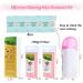 Roll-On Wax Warmer Kit for Hair Removal - Painless Waxing for Eyebrow, Face, Body - Includes Rose & Pink Cartridges - Home Waxing Kit - Buy Online on SooperMarket.com
