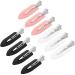Sularpek 10 Pcs No Bend Hair Clips Makeup Hair Clip No Crease Hair Pin Clips Styling Curl Clips Accessories for Hair Styling Face Washing Makeup Application(Pink White Black) 1 count (Pack of 10)