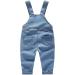 KIDSCOOL SPACE Baby & Little Boys/Girls Water Washed Ripped Soft Denim Overalls 2-3 Years Light Blue-2061 - Buy Online on SooperMarket.com