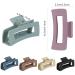 Whaline Hair Claw Clips - 6 Pack Matte Solid Color Hair Jaw Clamp - Buy Online on SooperMarket.com