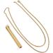 Mindful Breathing Necklace Prevent Skin Fading Reduce Anxiety Relieve Stress Increase Lung Volume For Men For Daily Wear (Gold Color) - Buy Online on SooperMarket.com