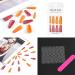 Sethexy Long Shiny Orange Ballerina Press-On Nails | 20pc Acrylic Coffin Nail Tips for Women & Girls | Bling Glitter False Fingernails - Buy Online on SooperMarket.com