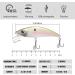 TRUSCEND Electric Twitching Jerkbait - USB Rechargeable LED Lighted Wobbler for Night Fishing - Long Casting Bass Lures for Freshwater & Saltwater - Green 0.65oz - Buy Online on SooperMarket.com