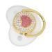Baby Pacifier Set Silicone Bling Pacifier Comfortable to Wear Exquisite for Sleeping (White)