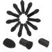 WOFASHPURET 100pcs Mini Eyeshadow Swab Black Eyeshadow Makeup Blender Eyeshadow Makeup Brush Make up Miss Set - Buy Online on SooperMarket.com