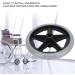 8 Inches Replacement Wheel for Electric Wheelchairs Wheelchair Wheels Wear-Resistant Wheelchair Replacement Parts Walker Accessory 6 Inches / 8 Inches 1 Pack - Buy Online on SooperMarket.com