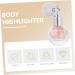 WOFASHPURET Body Glitter Spray 1pc Body Air Bag Powder Highlighters Body Powder Sprayer Body Highlighter Sprayer Travel Filling Pink medium - Buy Online on SooperMarket.com