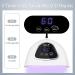 LKE 72W UV LED Nail Lamp with LCD Display | 3 Timer Settings | Gel Nail Polish Curing Dryer - Pink - Buy Online on SooperMarket.com