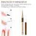 NAGEN Pointer Pen & Nail Strass Picker Tool for DIY Nail Art Orange Stripes (Train Wire) - International Shipping Available - Buy Online on SooperMarket.com