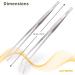 VORESTIC Aquarium Tools Extra Long Tweezers Set 48cm Reptile Feeding Tongs - Buy Online on SooperMarket.com