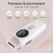 At-Home Permanent Laser Hair Removal Device | 999,999 Flashes | Painless Removal for Women and Men | Suitable for Armpits, Back, Legs, Arms, Face, and Bikini Line - White - Buy Online on SooperMarket.com