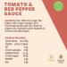 Cottage Delight - Tomato and Red Pepper Pasta and Pizza Sauce 350g - Buy Online on SooperMarket.com