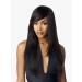 Sensationnel 100% Human Hair Empire Clip In Bangs - SIDE SWEPT BANG (Color:1B Off Black) - Buy Online on SooperMarket.com