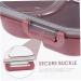 Alipis Box Portable Food Accessory Multi-Function Case Supply Lunch Convenient Bento Household Red 28.5X19X6.5CM - Buy Online on SooperMarket.com