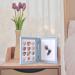 Mikytoper Baby Hand and Footprint Kit - Anniversary Growth Record Baby Gift with Reusable Ink Cartridge Photo Frame - Foldable Blue - Buy Online on SooperMarket.com
