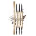 Eyebrow Pencil 3 PCS Waterproof Long-Lasting Microblading Dark brown Brow Pencil Natural Eyebrow Makeup Ultra Slim Defining Eyebrow Pencils 3pcs-Dark brown